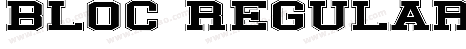 Bloc Regular字体转换